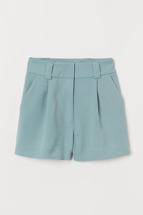 Tailored Shorts - Turquoise