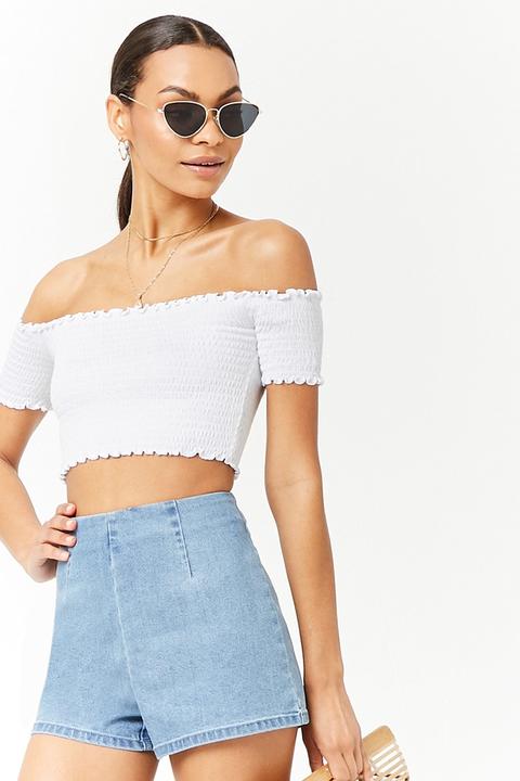 Crop Top Arricciato