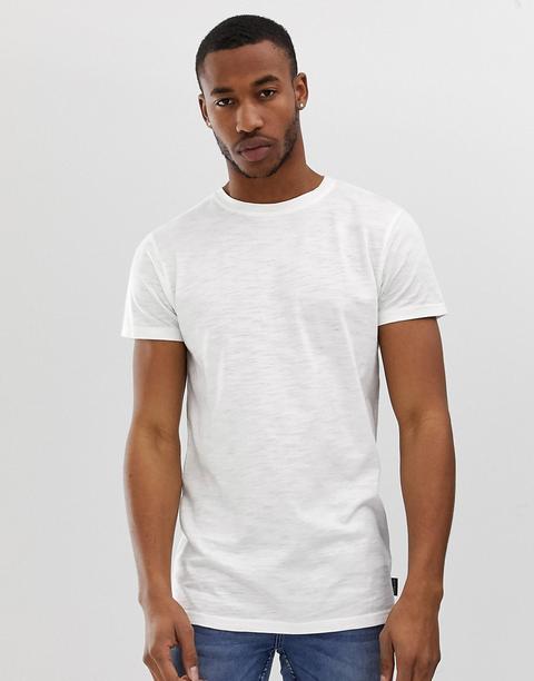 D-struct - T-shirt Basic Lunga - Bianco