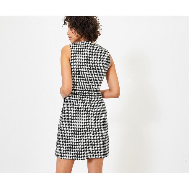 oasis dogtooth shift dress