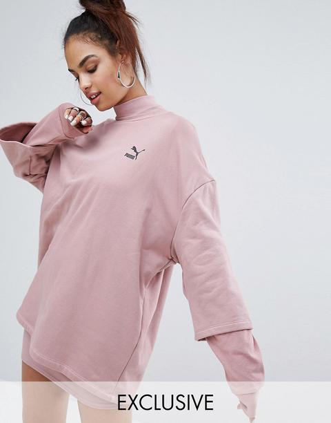 Sudadera Extragrande Con Doble Capa Exclusiva Para Asos De Puma