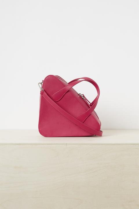 Fifi Recycled Leather Crossbody Bag - Teal Blast
