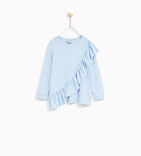 maglietta paillettes zara