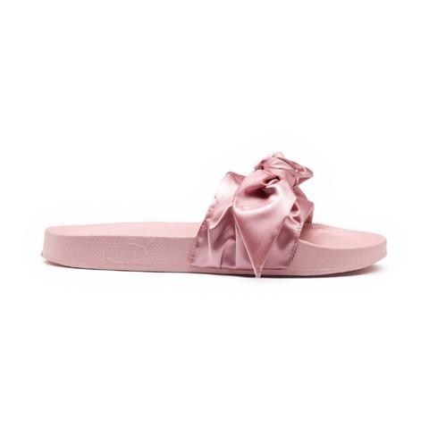 Sandali Slide Con Fiocco Donna