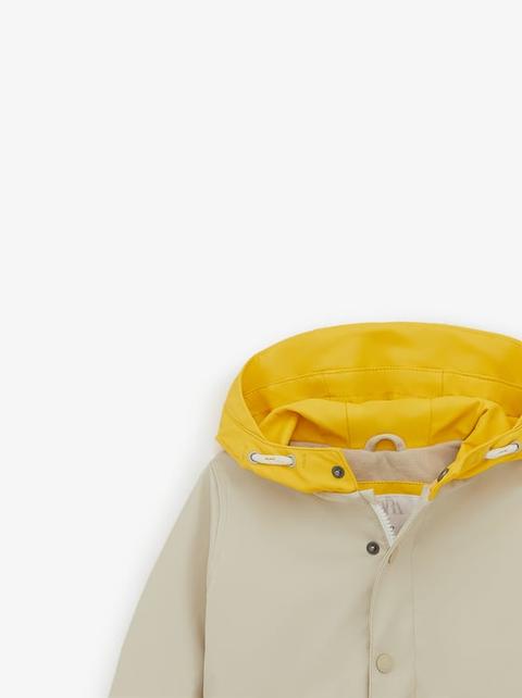 zara rubberized raincoat