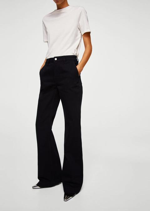 mango jeans flare