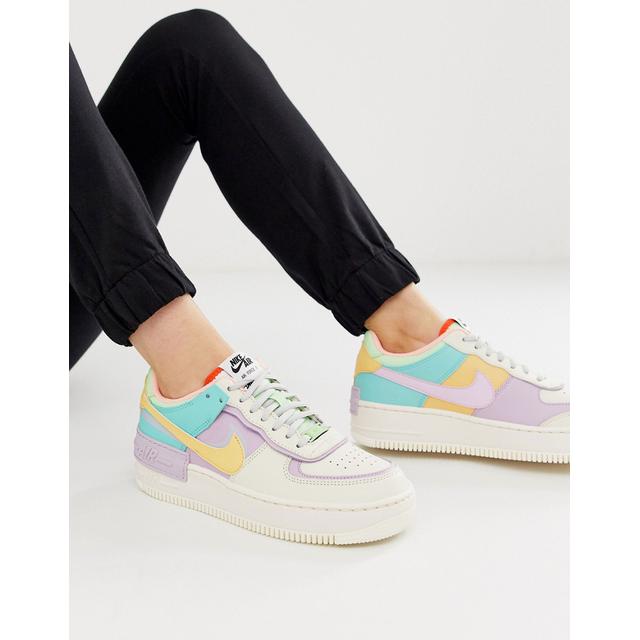 Nike - Air Force 1 - Shadow - Baskets - Pastel-multi from ASOS on ...