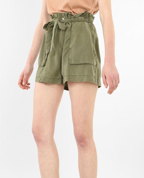 Shorts De Talle Alto Vaporoso