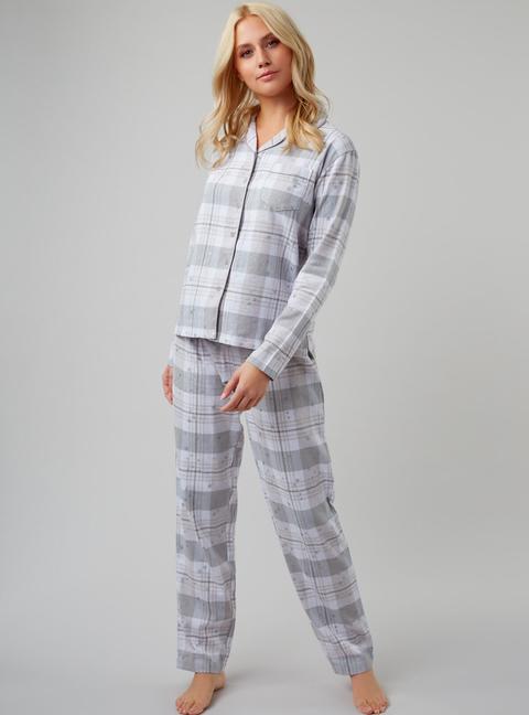 Boux Avenue Star Check Pjs In A Bag - Xs