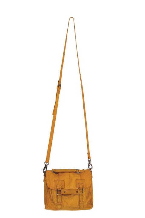 Bolso Bandolera De Piel Camel Natasha By Pieces