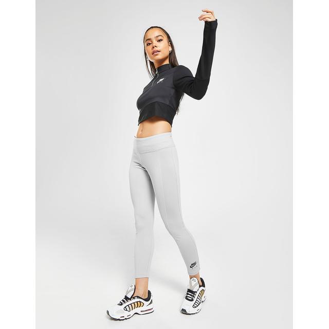 Nike Air Ribbed Gray High Waisted Leggings