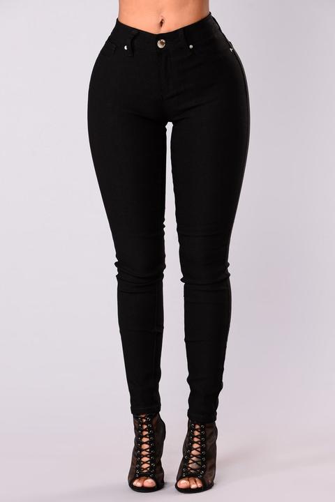 Hyperstretch Skinny Pants - Black