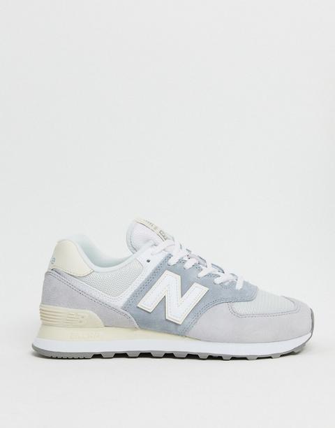 new balance 574 trainers in grey