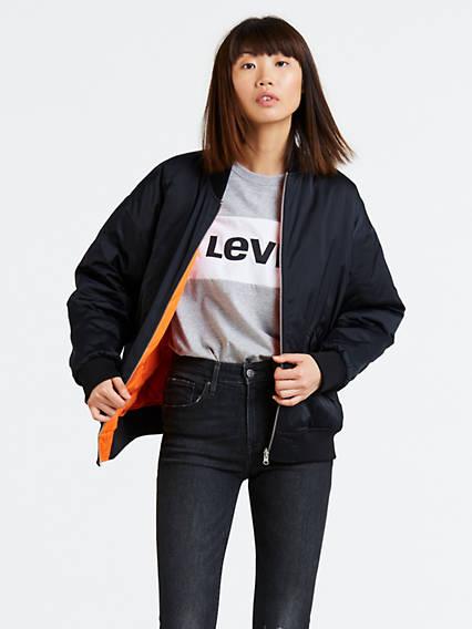Levi's Reversible Bomber Jacket - Women 