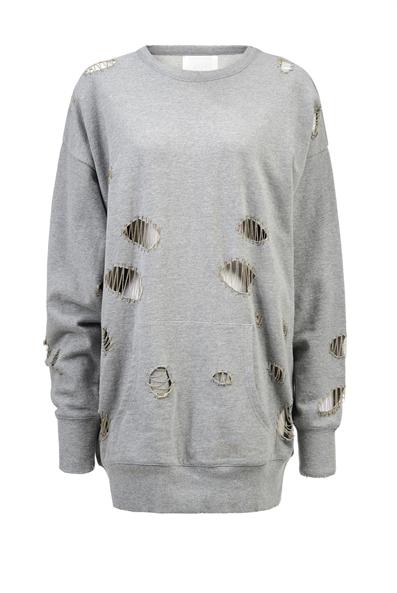 Felpa Di Cotone Stone Washed