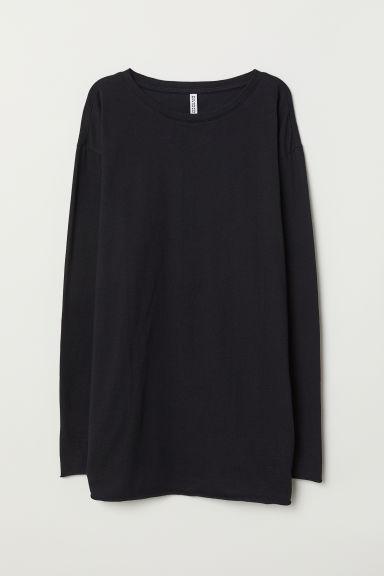 H & M - Maglia Oversize In Jersey - Nero