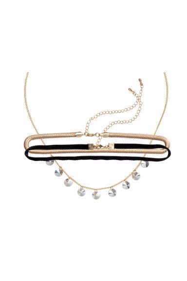 H & M - Choker, 3 Pz - Oro