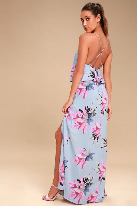 periwinkle maxi dress