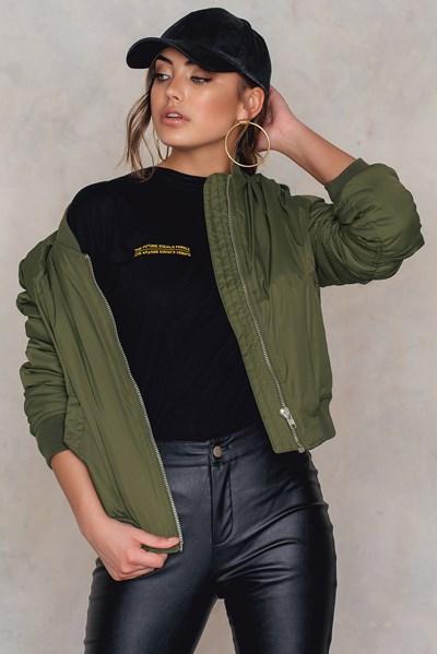 Rut&circle Kate Bomber Jkt - Green