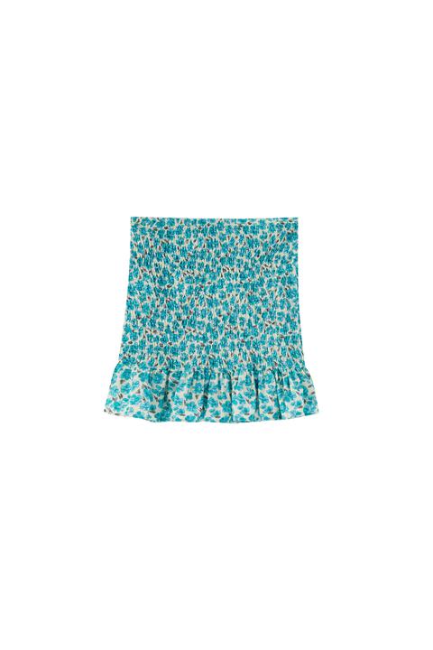 Minifalda Estampada Goma Canilla