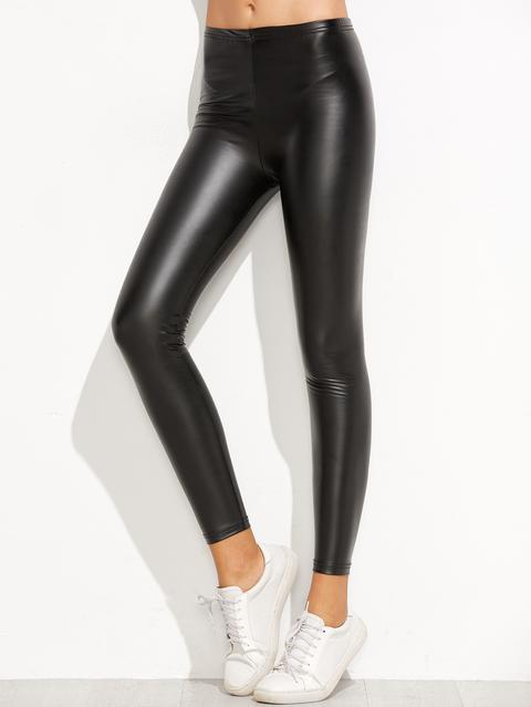 Leggings In Ecopelle