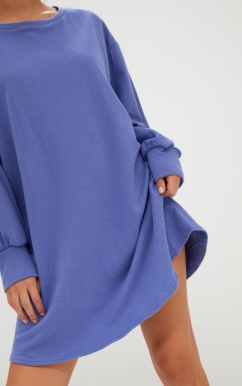 cobalt blue sweater dress