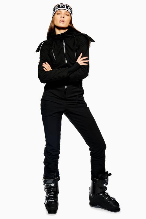 Womens **black Hooded Snow Suit By Topshop Sno - Black, Black