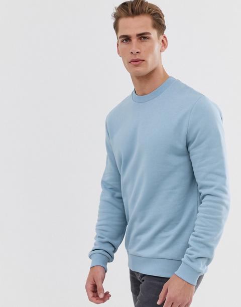 Asos Design - Sweat-shirt - Bleu