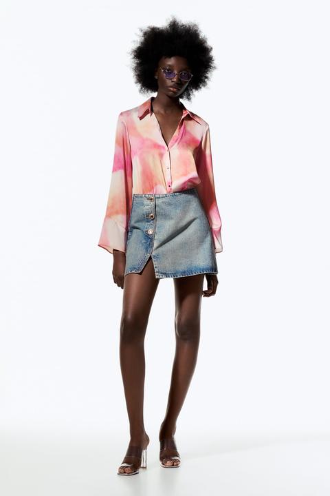 Blusa Estampada Tie Dye