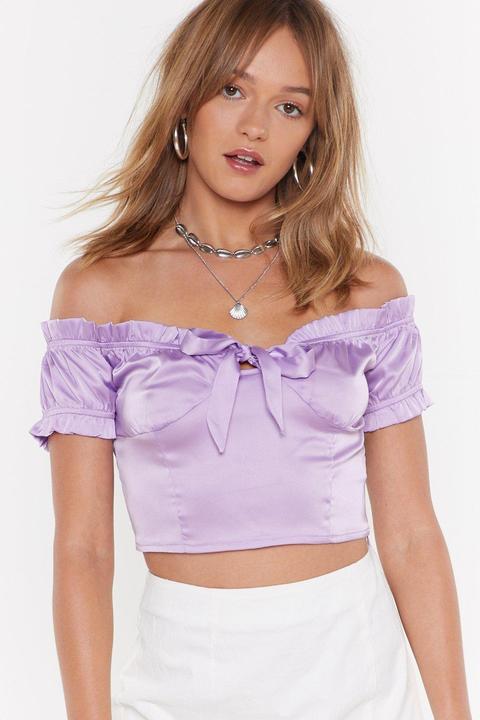 nasty gal satin top