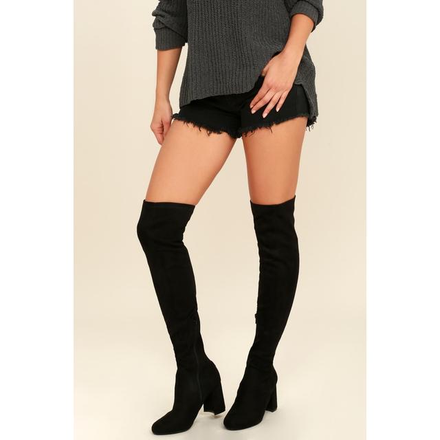 lulu over the knee boots