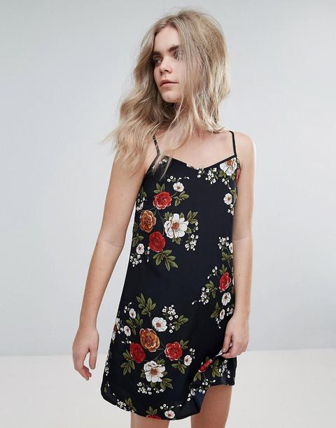 Vestido Camisola Con Estampado Floral De Rage