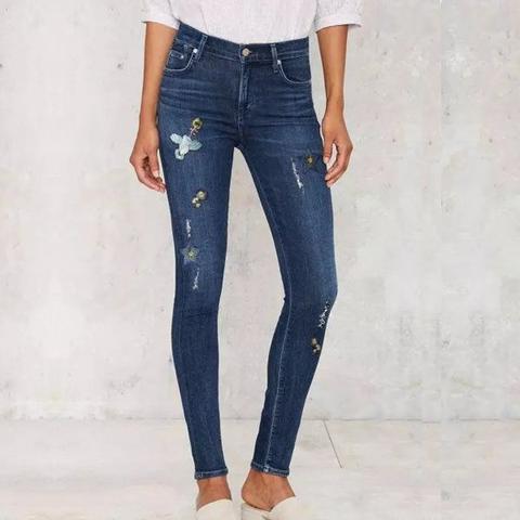 Sandy Embroidery Jeans