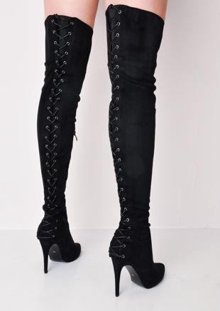 stiletto long boots