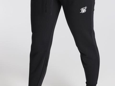 Siksilk Cuffed Jogger - Black