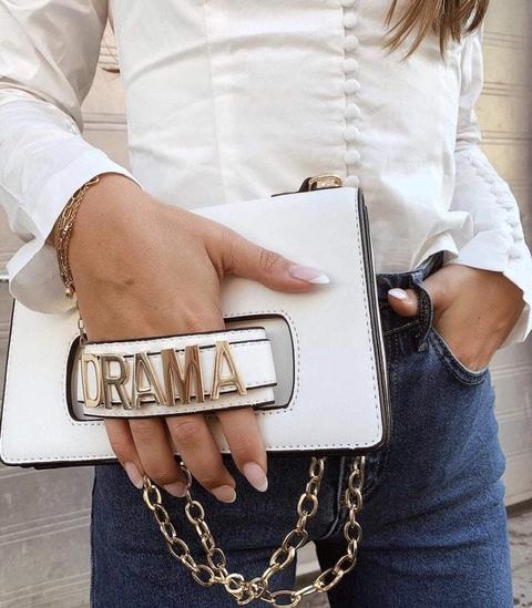 Drama Sac A Bandouliere Blanc