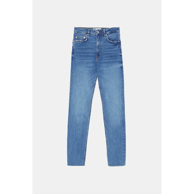 jeans zw premium high waist zara