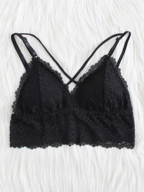 Dettaglio Di Imbragatura Lace Bralette