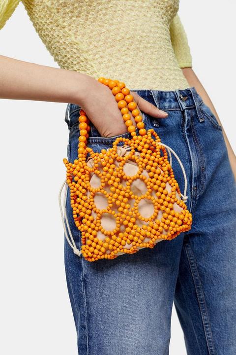 Orange Beaded Mini Grab Bag