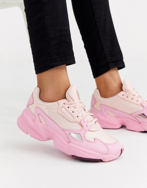 Adidas Originals Falcon Trainers In Pink Tint