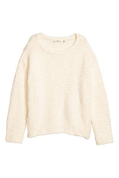 H & M - Pullover In Ciniglia - Beige