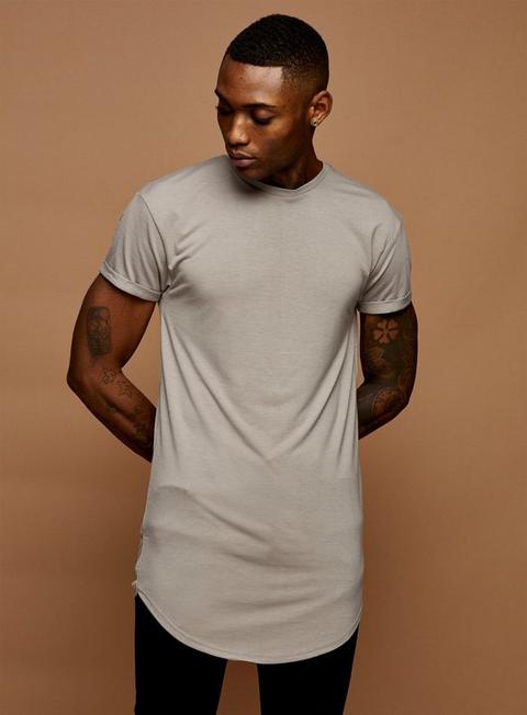 Grey Longline T-shirt