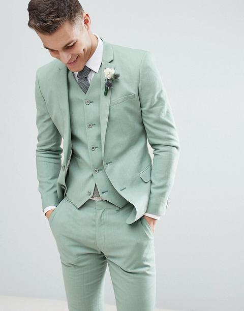 Asos Design Wedding Super Skinny Suit 