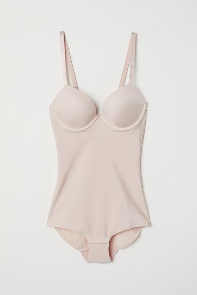 H & M - Body Modellante Light Push-up - Beige