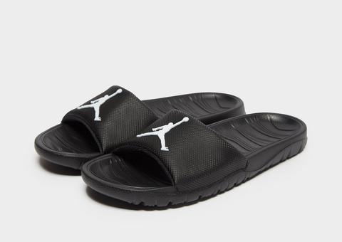 black jordan sandals