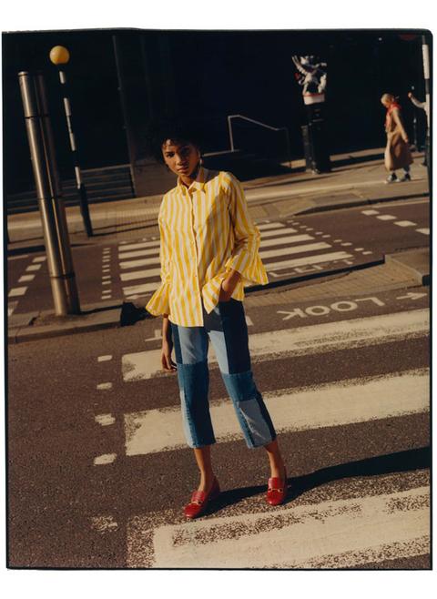 Yellow Striped Shirt