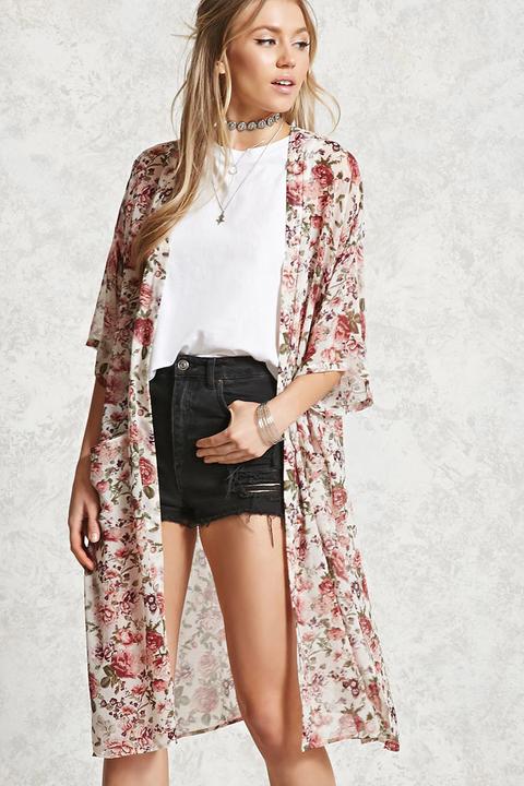 Kimono Crepé Floral