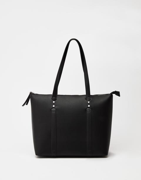 Bolso Tote Efecto Piel