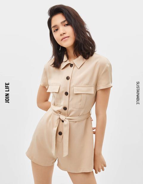 Bershka 2024 utility jumpsuit