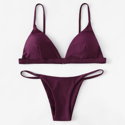 shein purple swimsuit